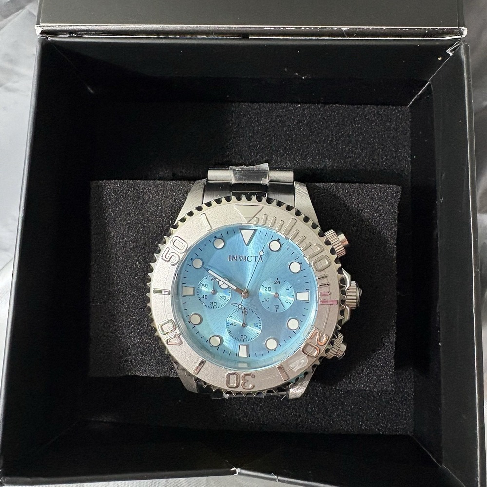 Invicta Grand Diver Men's Watch -‎ 47mm Turquoise Tiffany Blue Face 49213 - BNIB